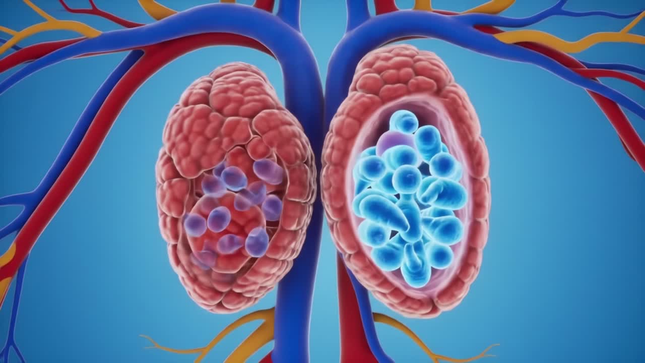 Anatomical Overview of Lungs and Associated Vascular Structures in 3D: A Comprehensive Examination of Pulmonary Function and Circulatory System Connections