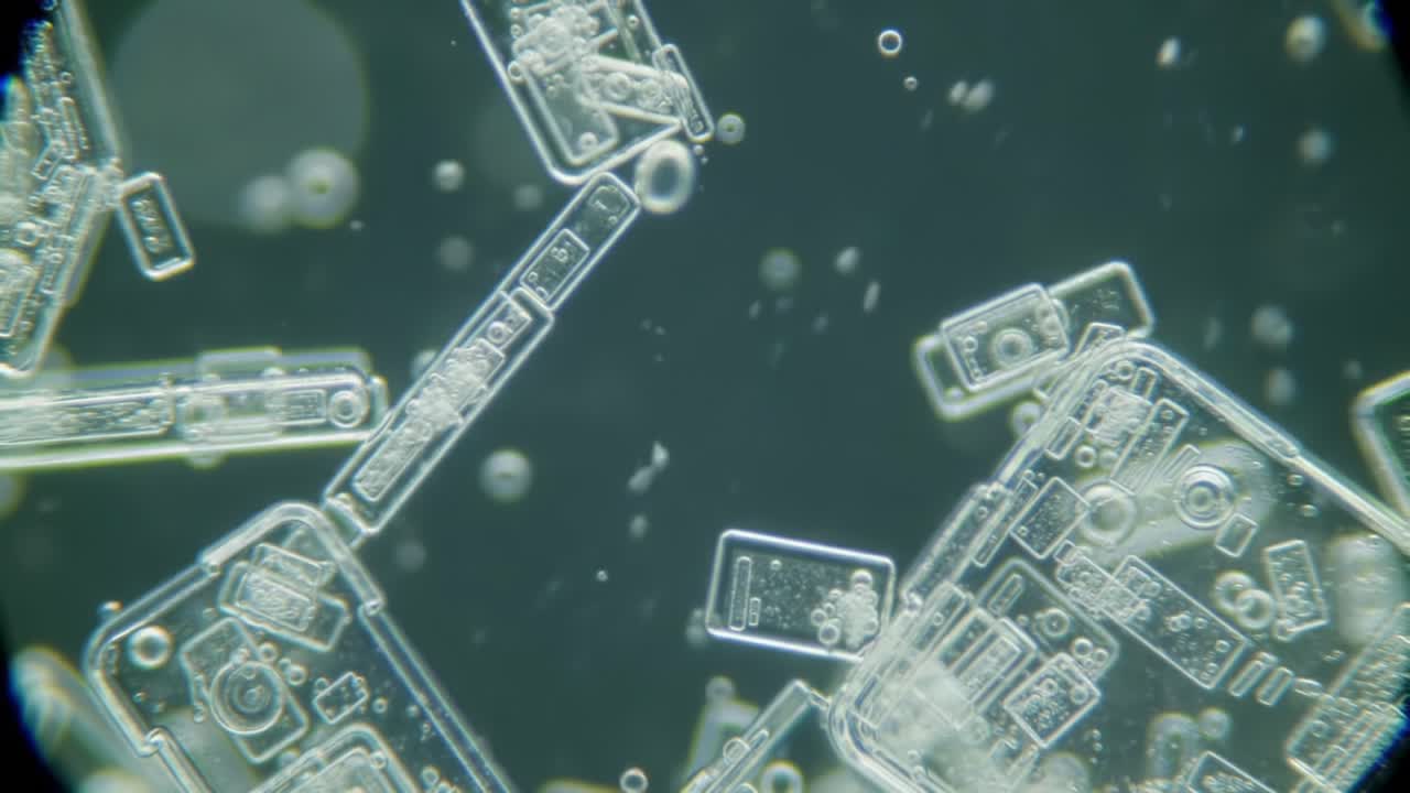 Exploring Microscopic Crystals in a Laboratory Experiment With Unique Structures