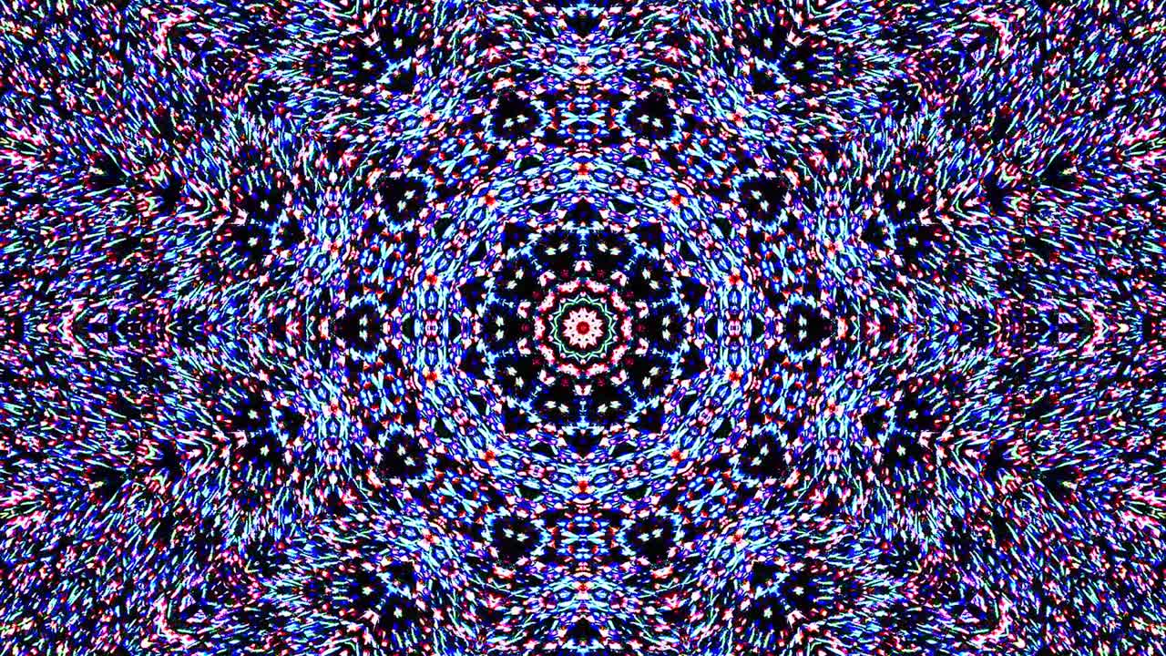 Bright abstract light governing full color, kaleidoscope