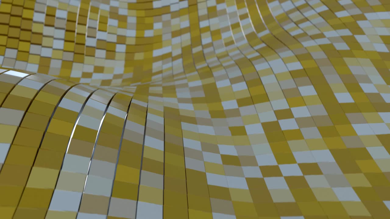 malla cúbica abstracta de 4 k.