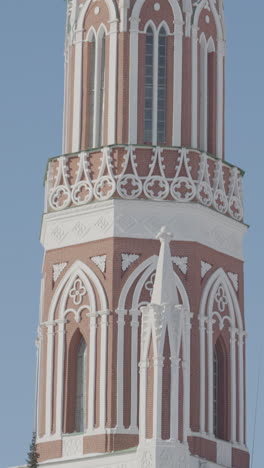 architectural detail of a tower