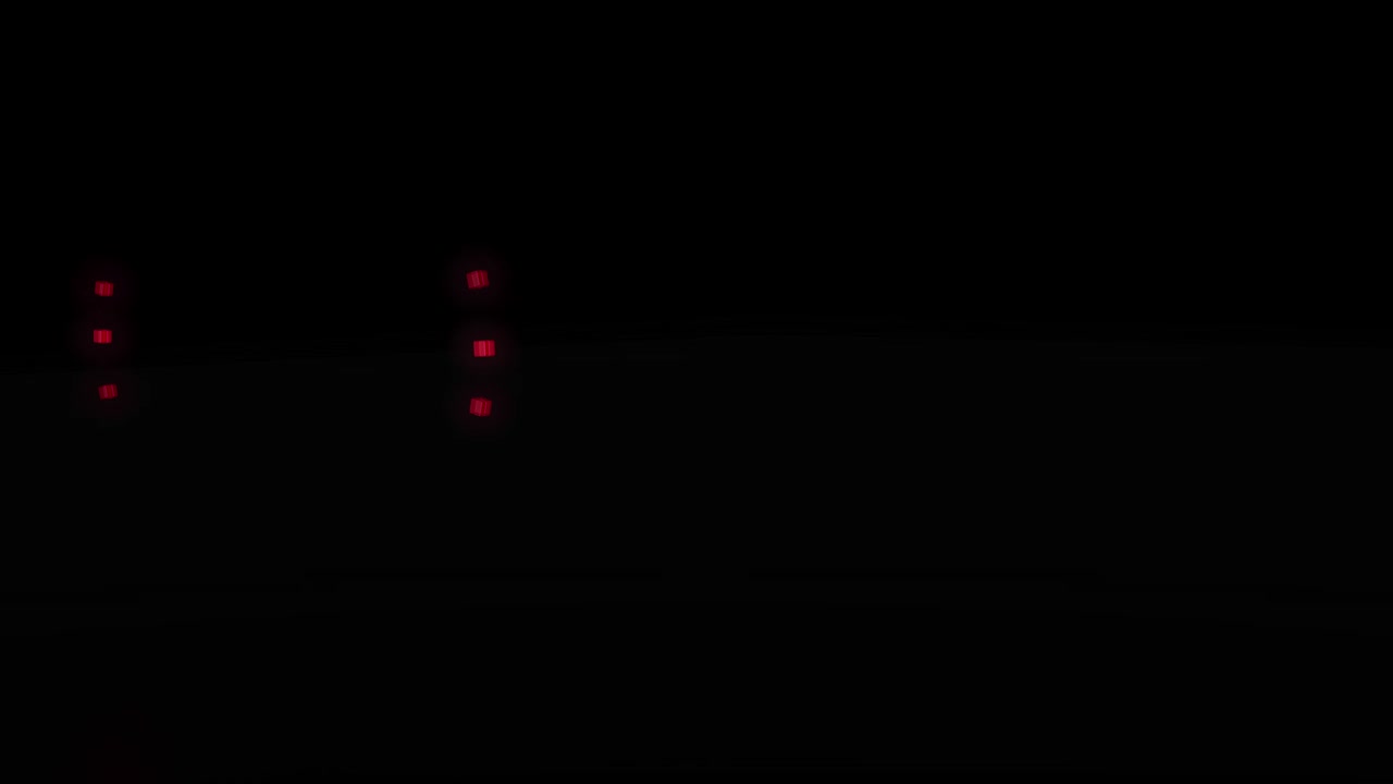 espectáculo de luces de círculos en bucle