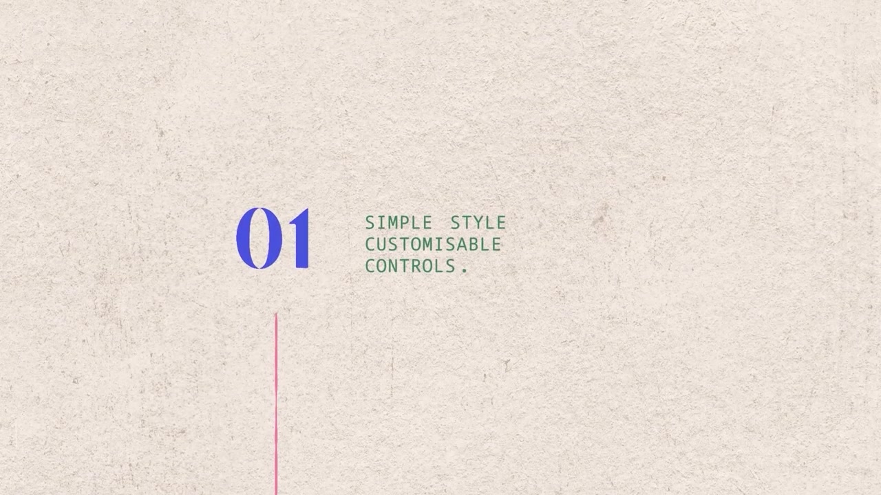 Minimalist Animated Timeline Presentation with Text Overlays
