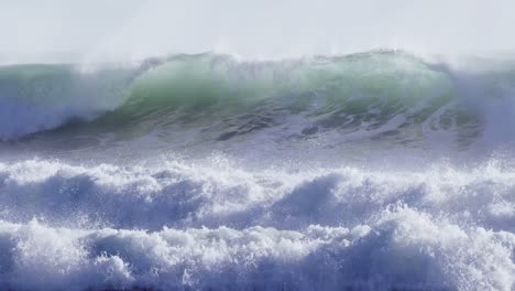 view of waves on seashore