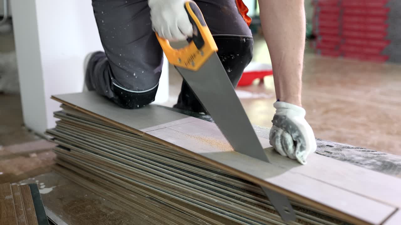 Cutting Flooring with a Hand Saw