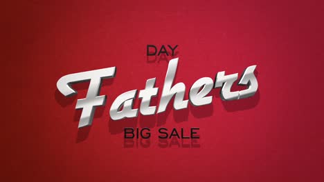 Retro-Fathers-Day-text-on-red-vintage-texture-in-80s-style