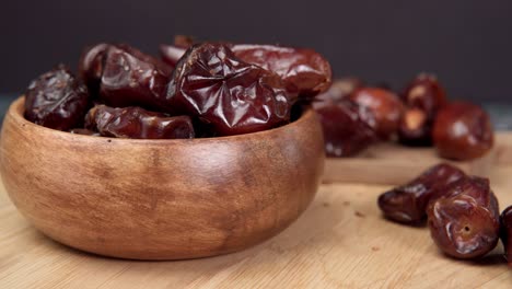 el kurma es dátiles secos dulces, un plato común cuando el ramadán