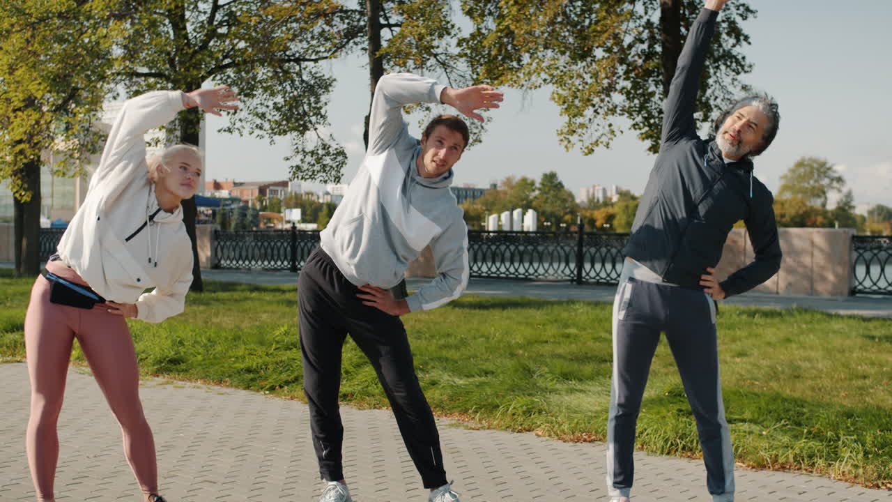 Group Workout in Park