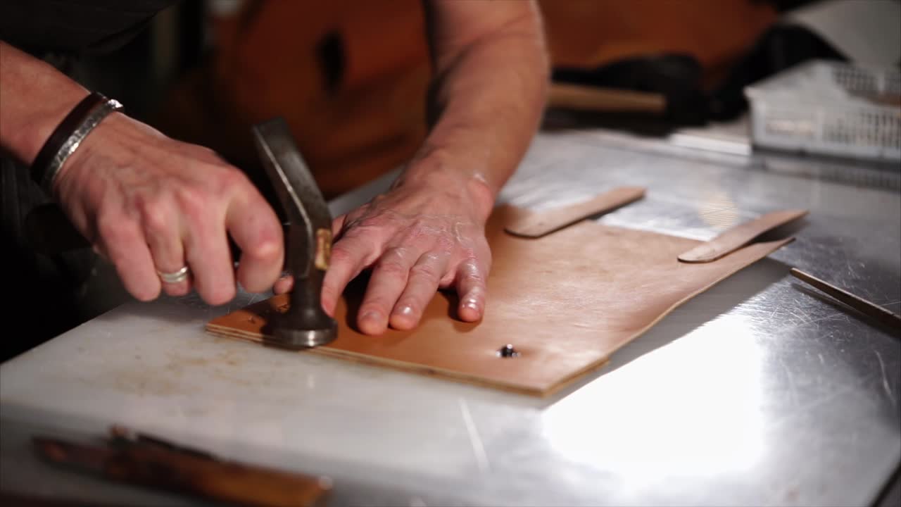 Leatherworking Process: Handcrafting Leather Goods