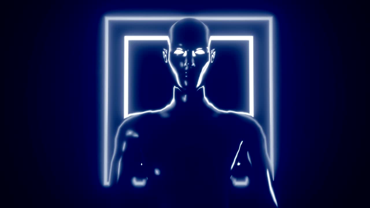 inteligencia artificial estilizada en 4k.