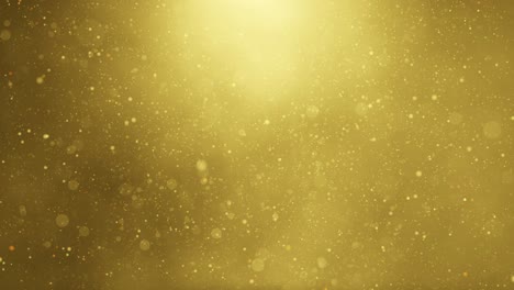 golden glitter background with sparkling particles
