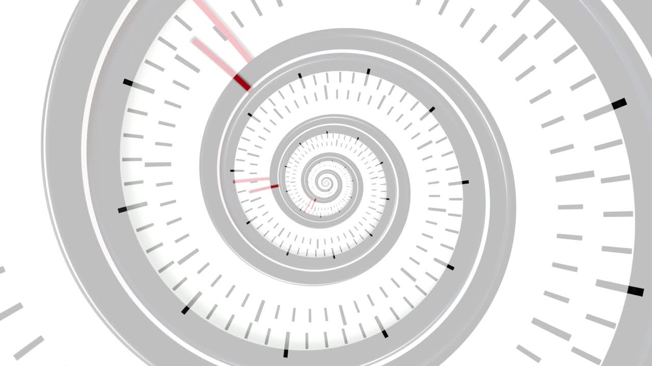 나선형 시간 시계