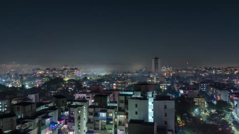 fire cracker time lapse during the festival of diwali in india