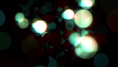 bucle de linterna profunda de colores