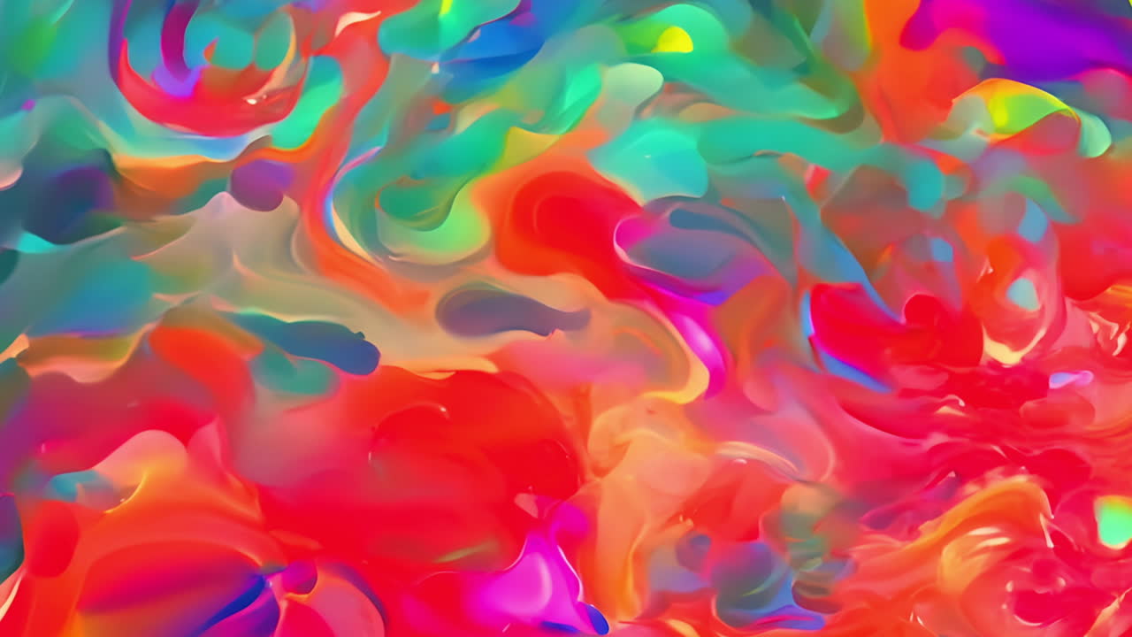 animación de patrones giratorios coloridos con formas abstractas vibrantes y gradientes