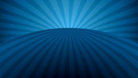 rotating blue radial rays. shiny background with ray of light. blue abstract space. loop animation.