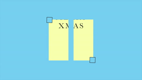 Merry-XMAS-on-yellow-square-and-blue-modern-gradient