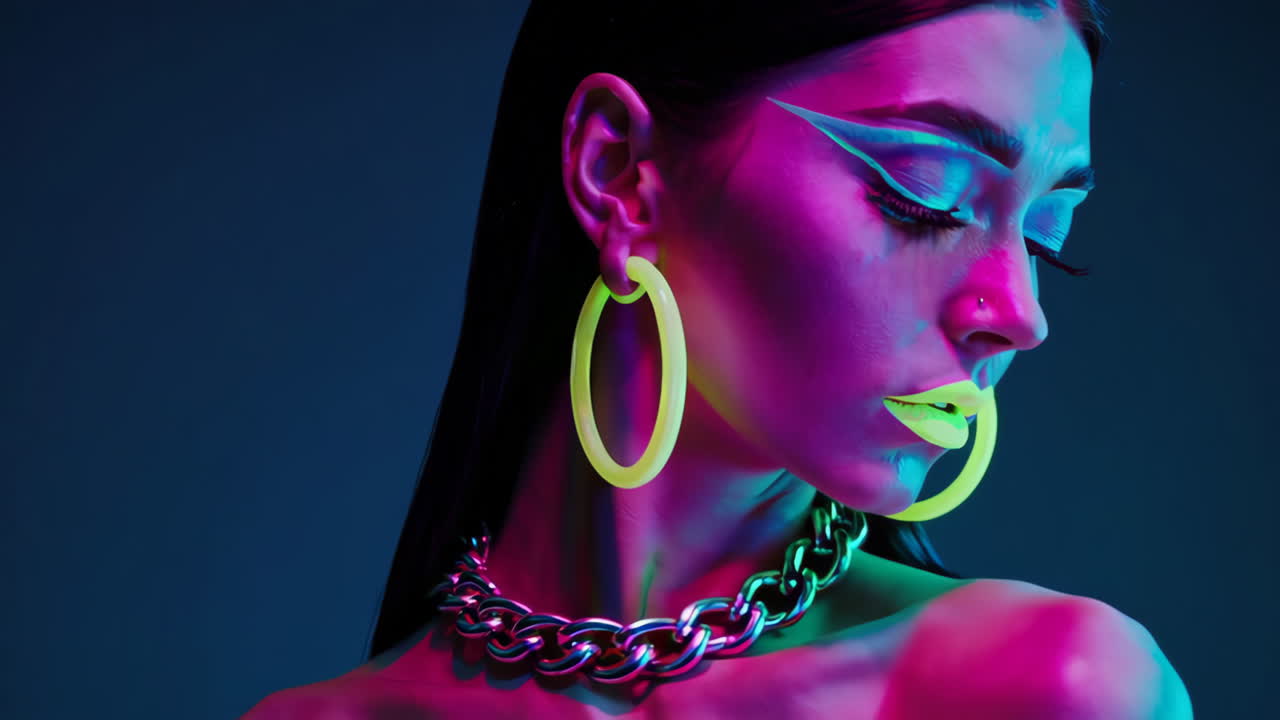 Ritratto al neon