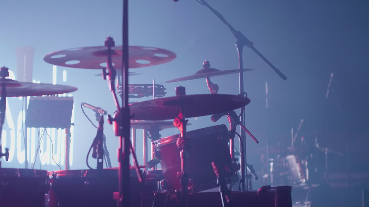 Batteria sul palco