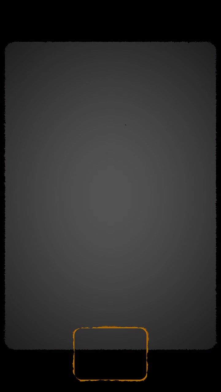 Abstract Grey Background with Pulsing Orange Rounded Rectangle