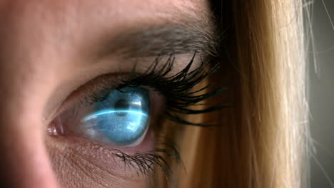 Close-up-of-human-eye-with-globe