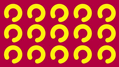 girar círculos en forma de espiral colorido fondo de animación. rotación vídeo gráfico de movimiento para uso de fondo