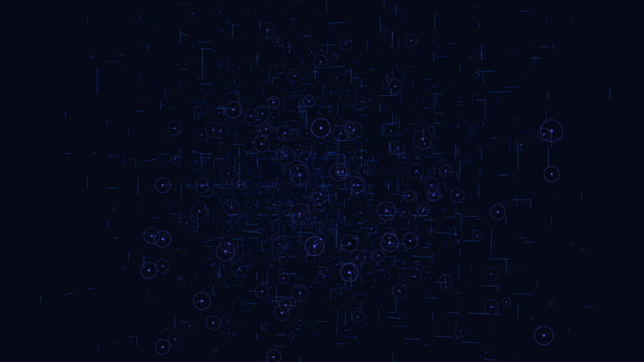 Visually striking blue circle grid pattern, modern and intriguing design