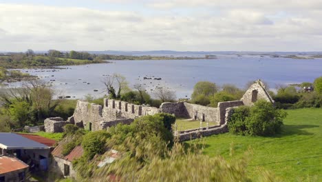 Artistic-establishing-shot-of-Annaghdown-Abbey