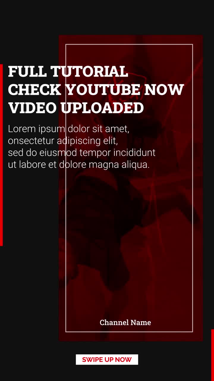 Plantilla de vídeo para redes sociales: Youtube Insta Story 9