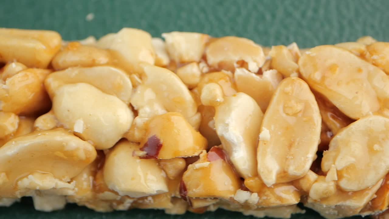 Close-up of Peanut Brittle