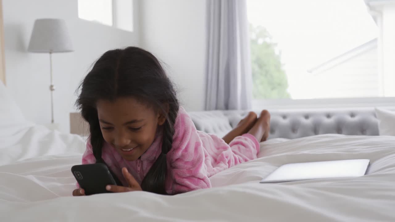 Family enjoying free time at home