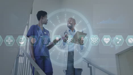 animation of medical data processing over diverse doctors