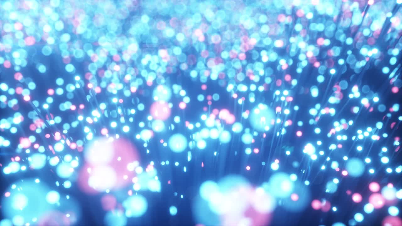 추상적인 빛나는 광섬유 배경