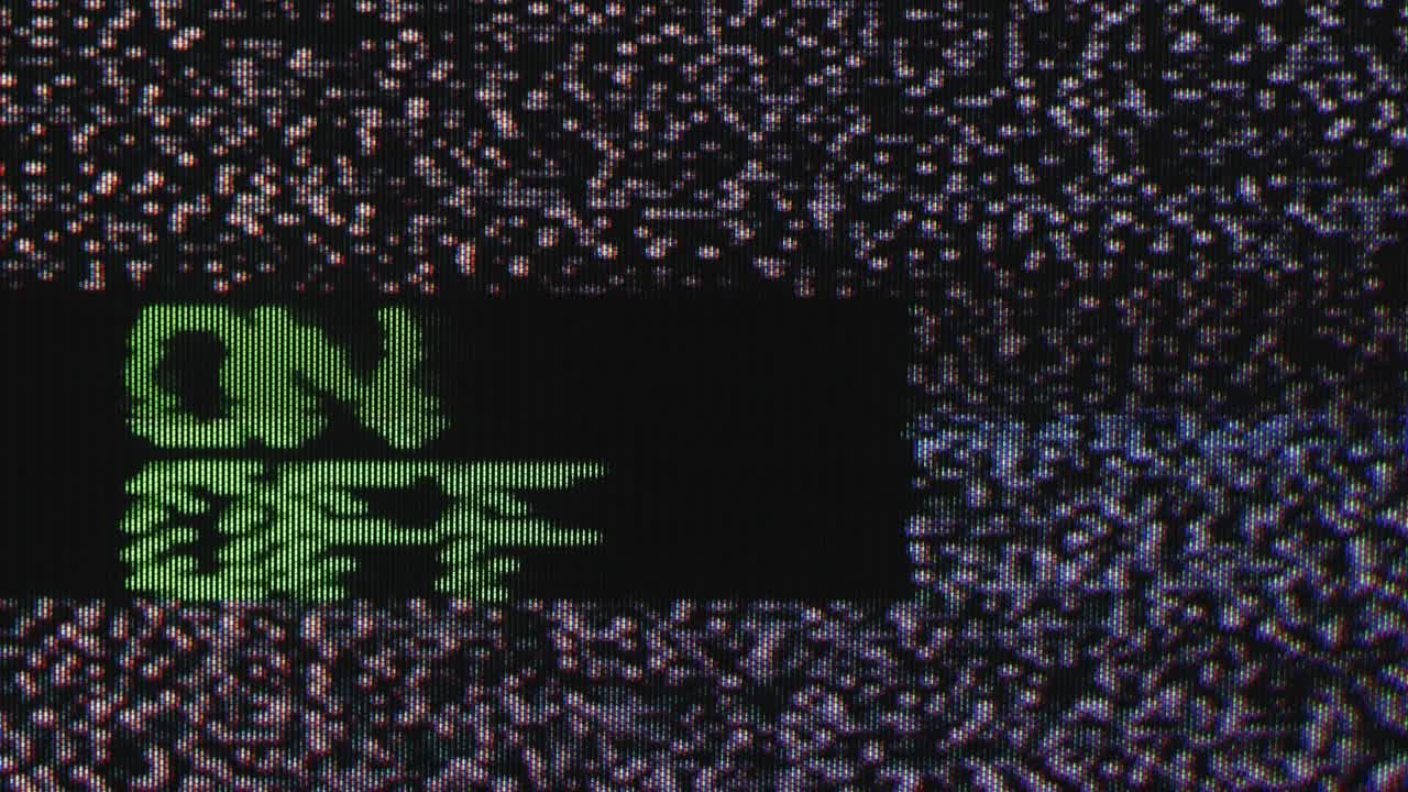 tv 소음: 신호가 켜져 있거나 꺼져 있거나 hud 매크로