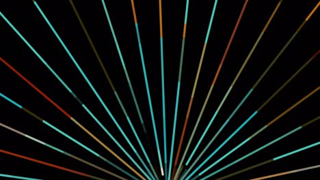 abstract radiating light beam lines background loop