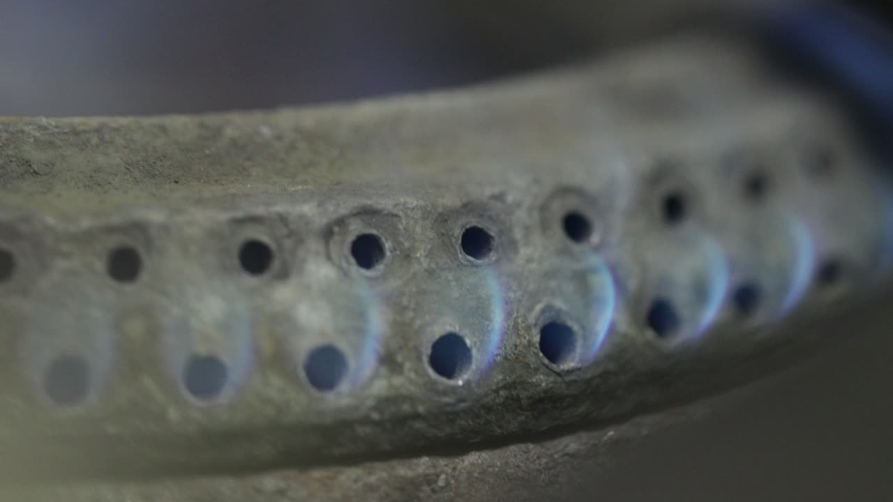 불타는 스토브 불