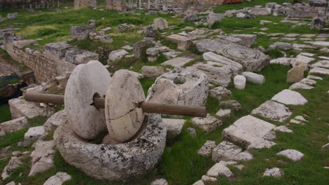 An-ancient-tool-in-a-field-of-stones-in-Hierapolis