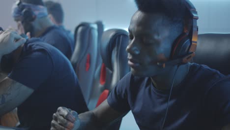 gaming team losing a match