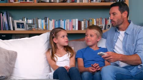 Happy-family-sitting-together