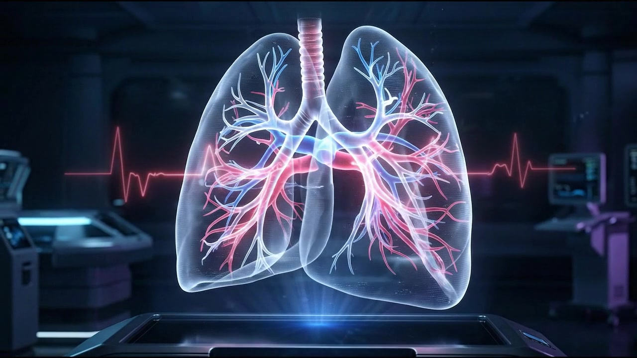 Holographic 3D Medical Visualization of Human Lungs