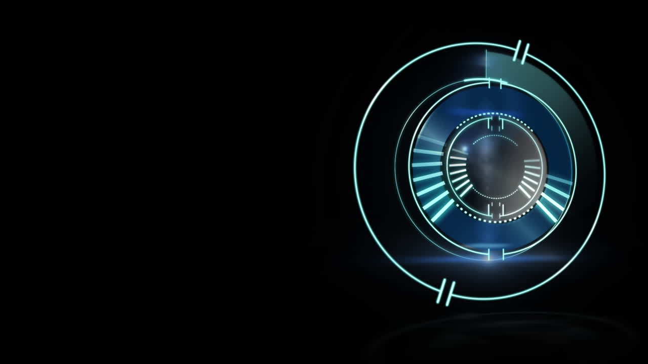 Scope on black background