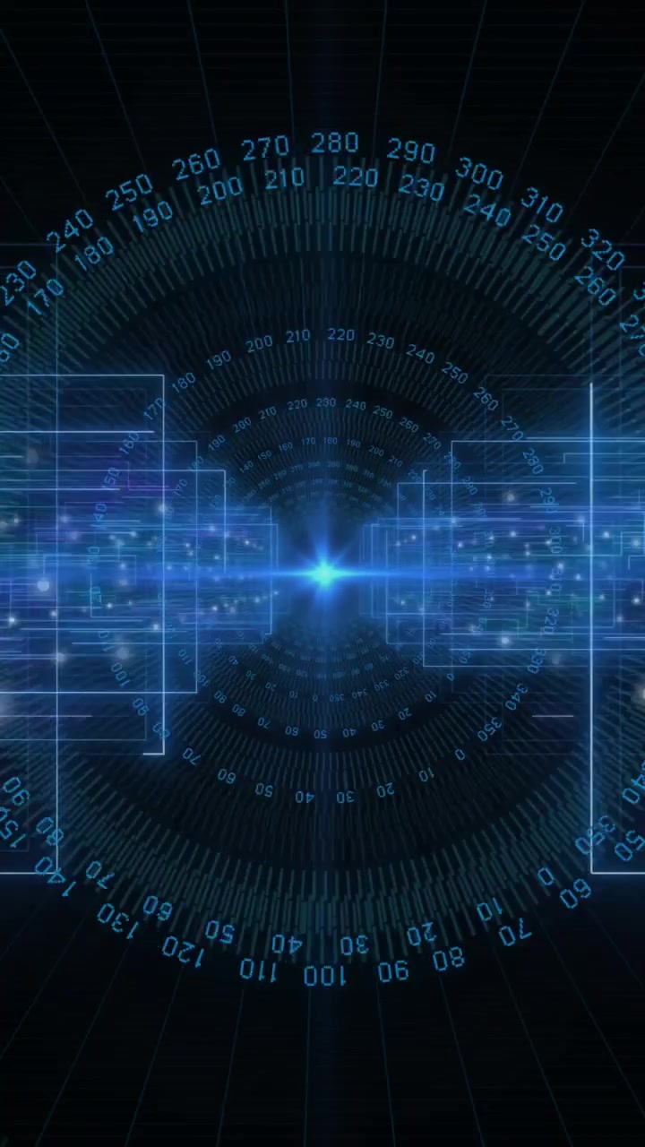 Animation of scope scanning with digital data processing