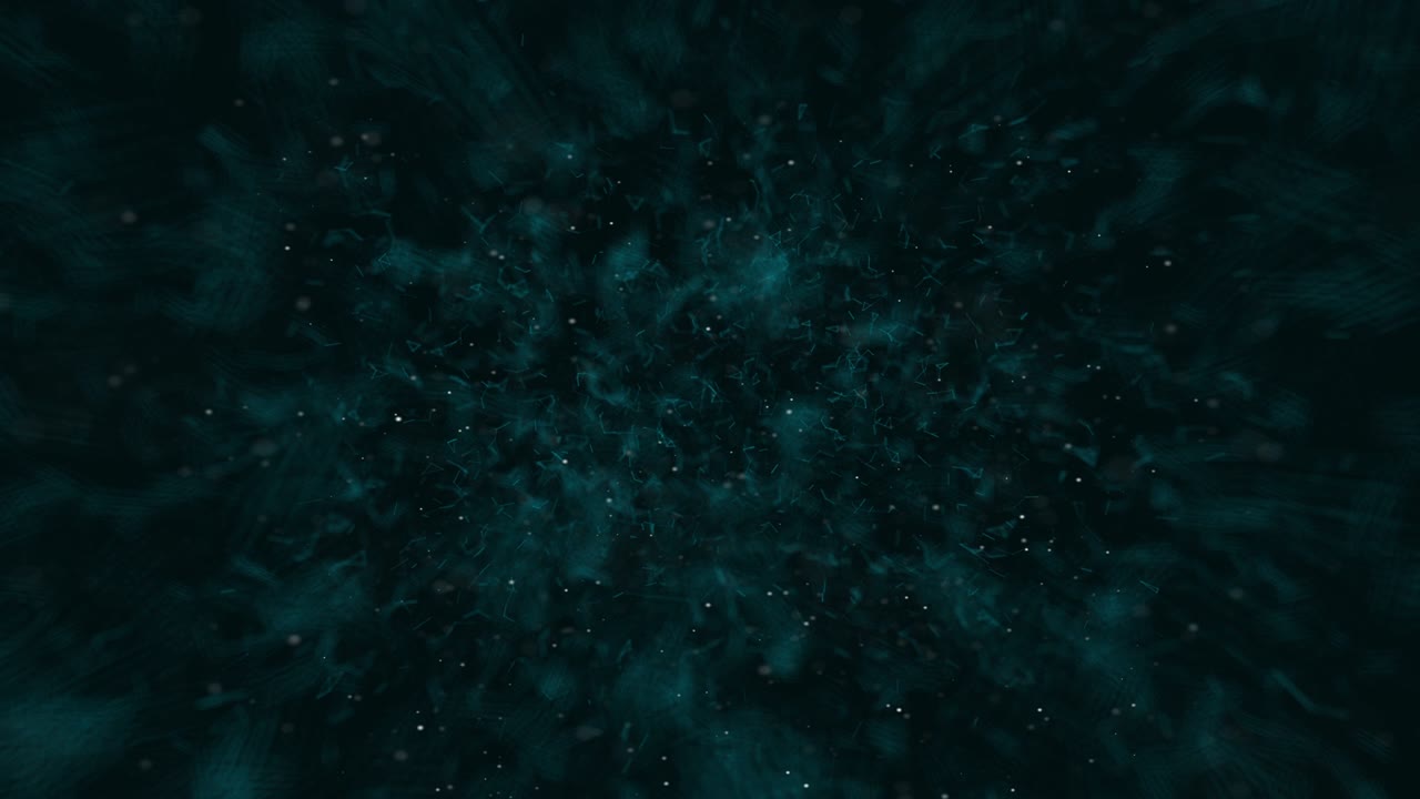 una instantánea de las partículas de polvo reales que flotan en el aire. fondo de las moléculas de polvo. utilizar el modo de superposición, pantalla. volar en el espacio con estrellas y radiancia. bucle