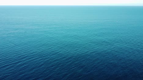 Aerial-view-of-the-open-blue-sea