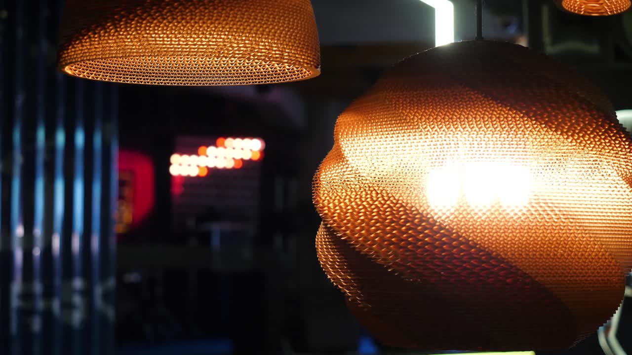 luces colgantes de papel modernas