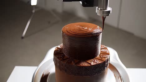 pastel de chocolate impreso en 3d