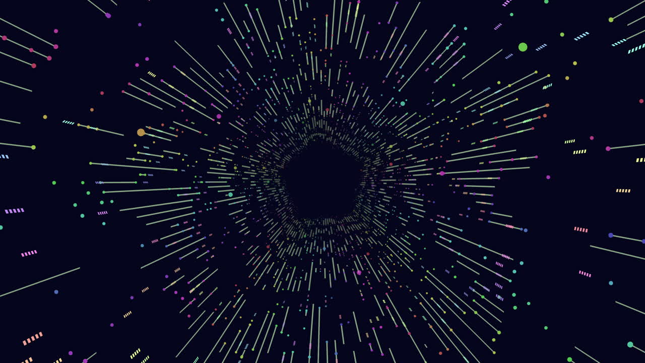 Vibrant abstract design colorful lines and shapes for background or design usage