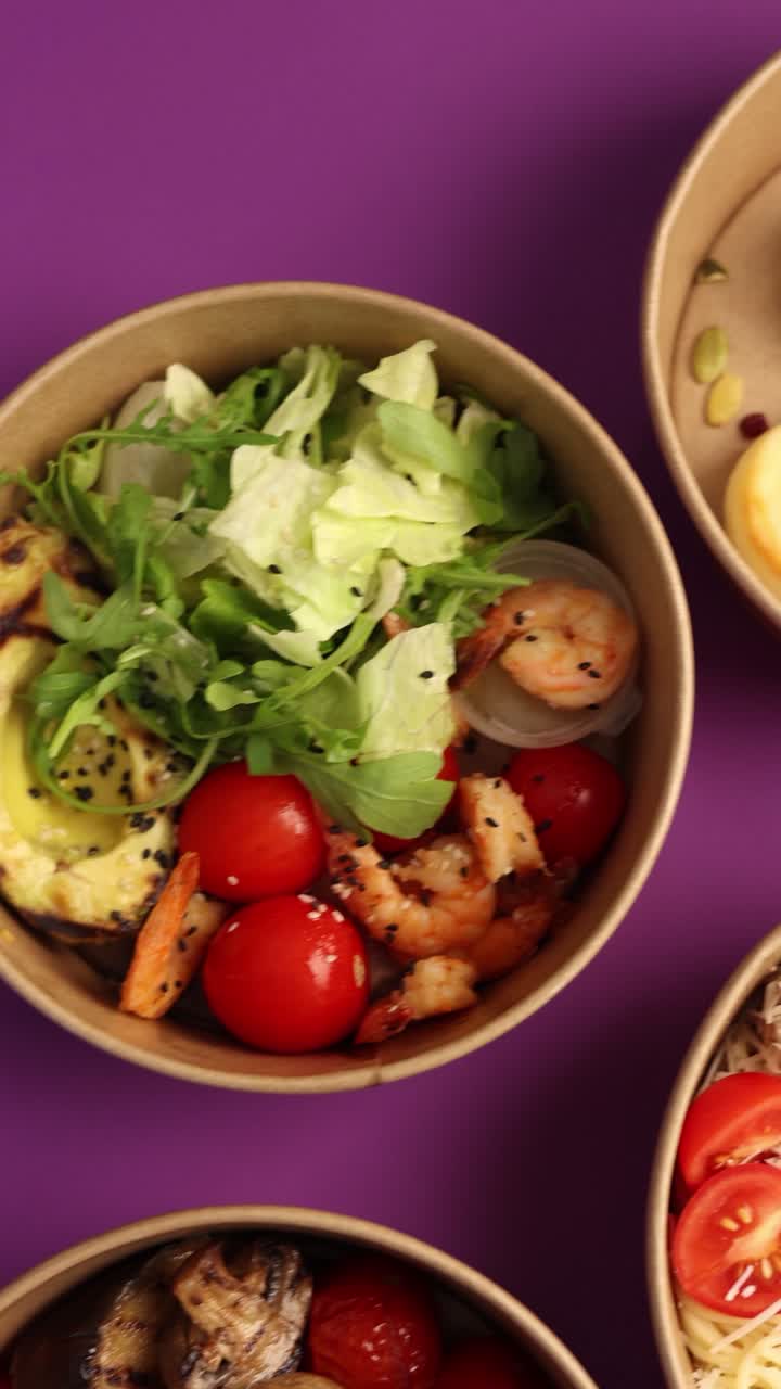 contenedores para la preparación de comidas saludables