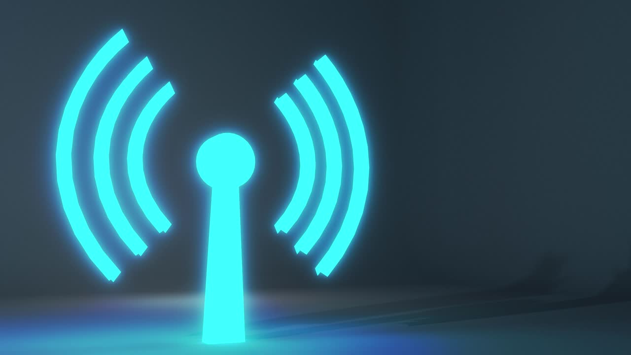 el icono de la conexión a la red de red inalámbrica wi-fi wi-fi