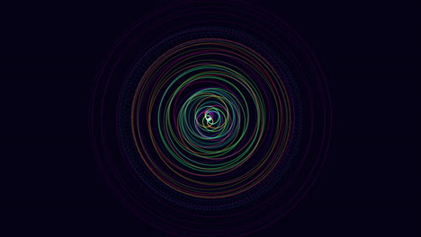 colorful circular pattern a hypnotic blend of lines and hues